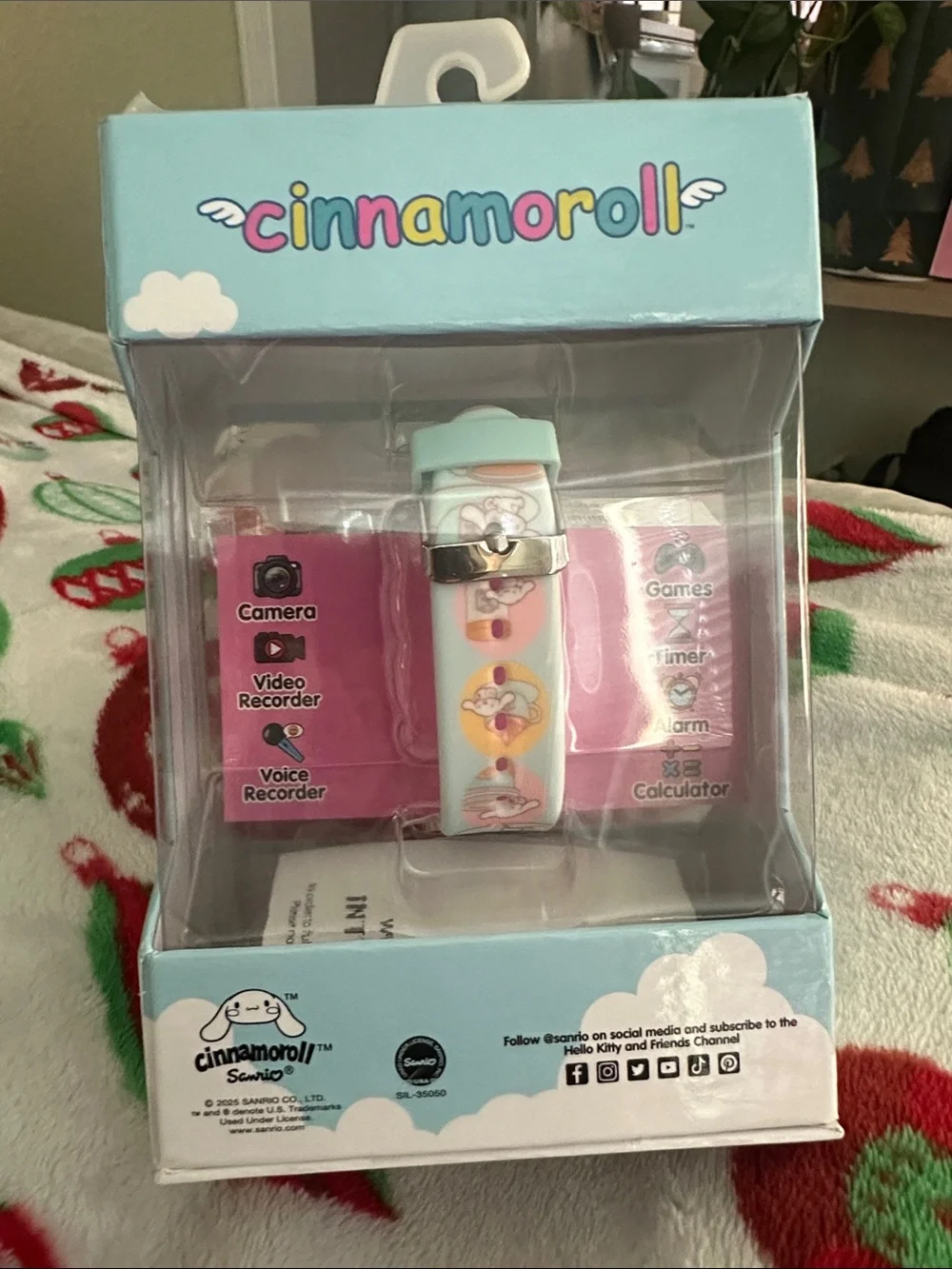 Sanrio Cinnamoroll Kids Smartwatch - Light Blue and Pink